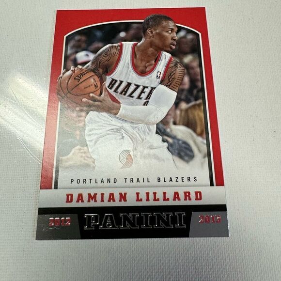 2013-14 Panini Damian lillard #262 mint - Picture 6 of 7